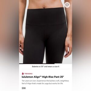 Lululemon Align High-Waisted Legging